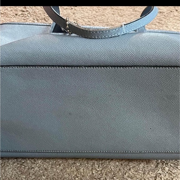 Light Blue Used Coach Purse - Picture 7 of 9